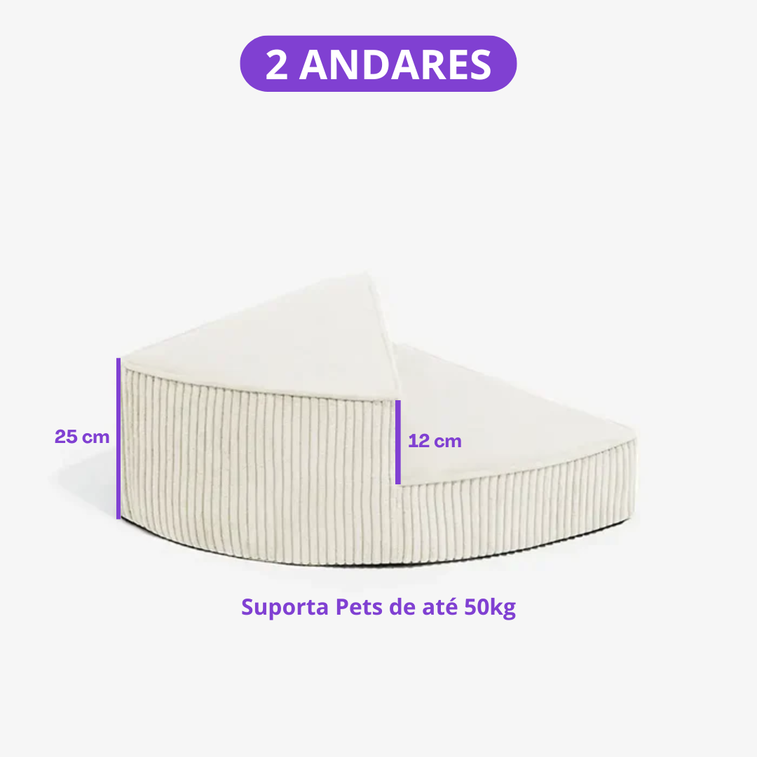 [COMPRE 1 LEVE 2] Escada Artesanal em Espiral para Pet + 2 Brindes Incríveis